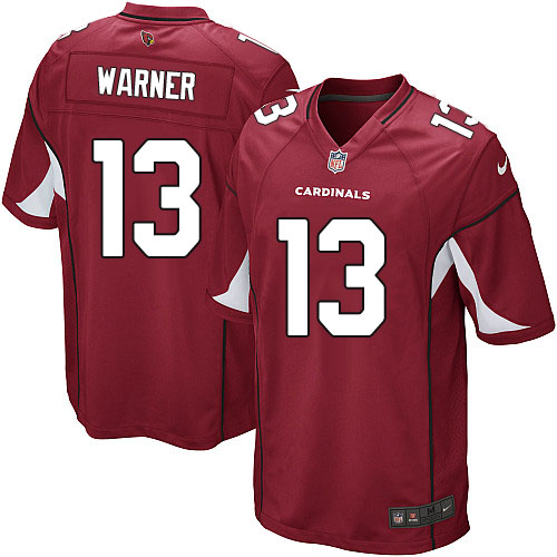 Youth Limited Kurt Warner Nike Jersey Red Home - #13 NFL Arizona Cardinals
